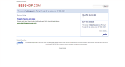 Desktop Screenshot of bebshop.com